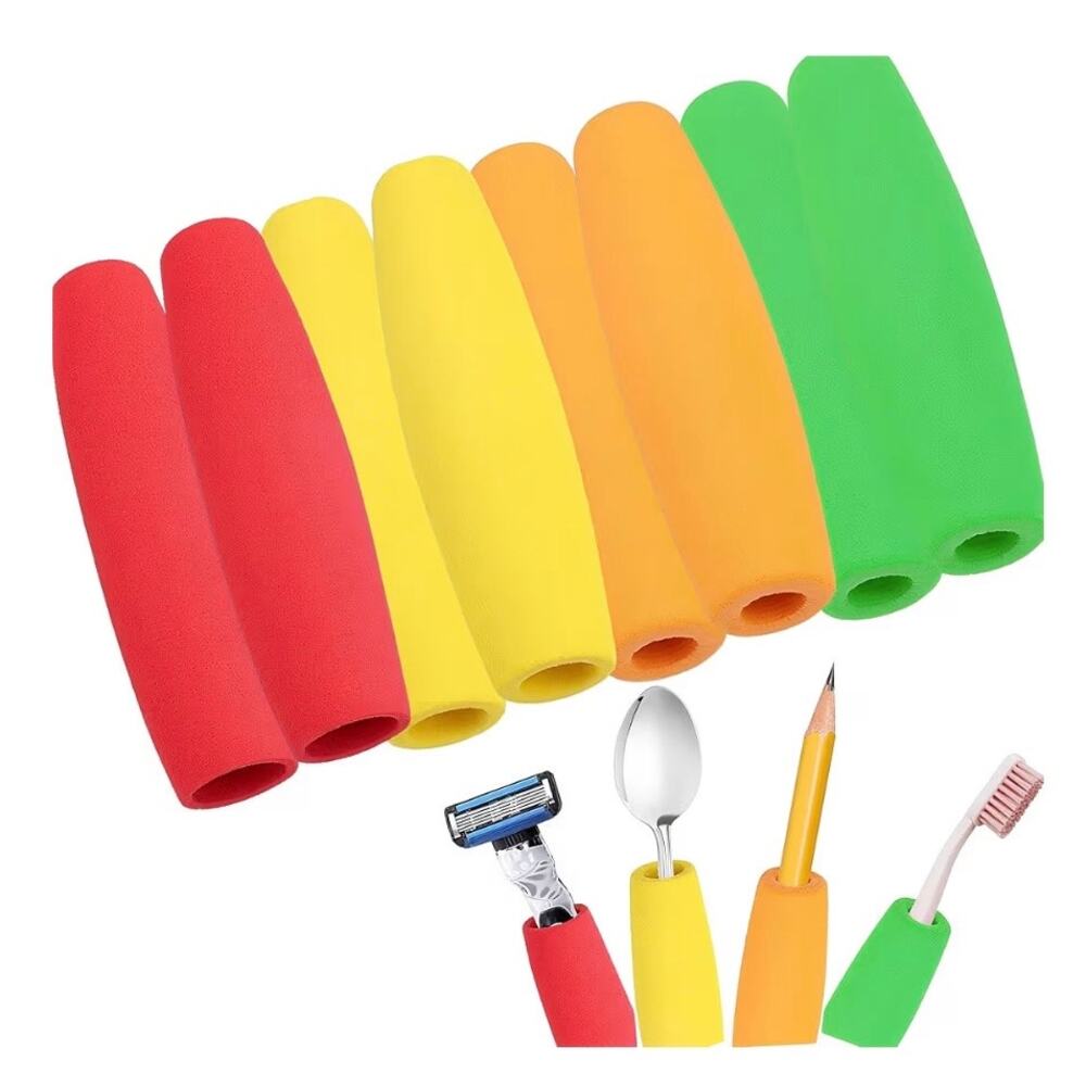 Fampery 8-Pack Foam Grip Tubing for Utensils - 4 Sizes (C157)